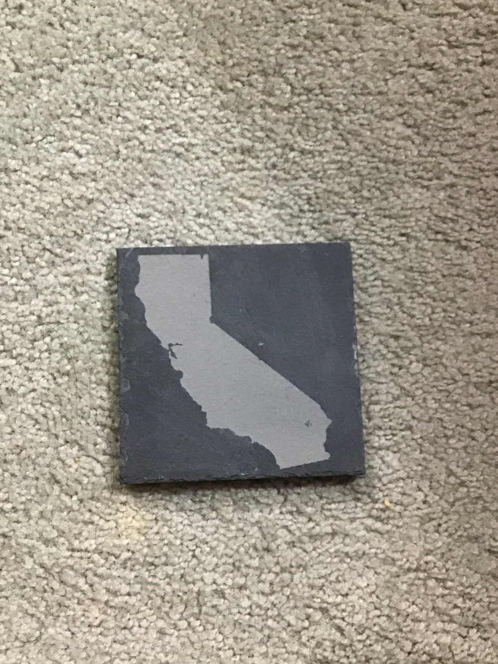 California Slate Coasters, set of 4